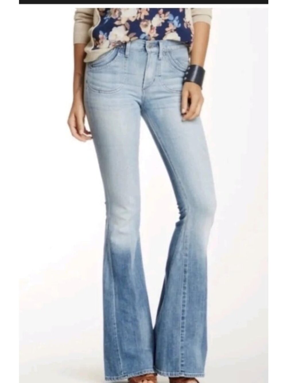 Citizens of Humanity Angie Super Flare Jeans Sz 27 Made in USA Bell Bottom
